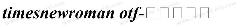 timesnewroman otf字体转换